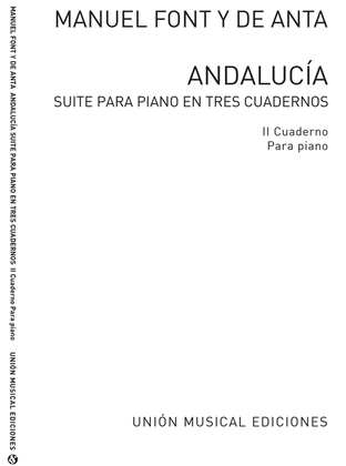 Book cover for Font Y De Anta: Andalucia Suite Vol. 2