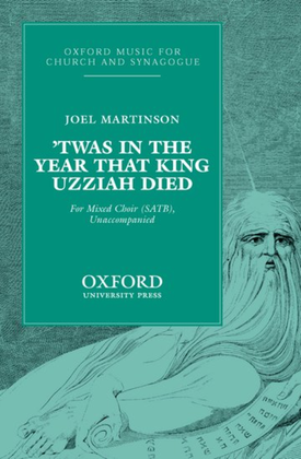 Book cover for Twas in the year that King Uzziah died