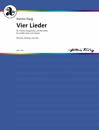 Vier Lieder op. 12