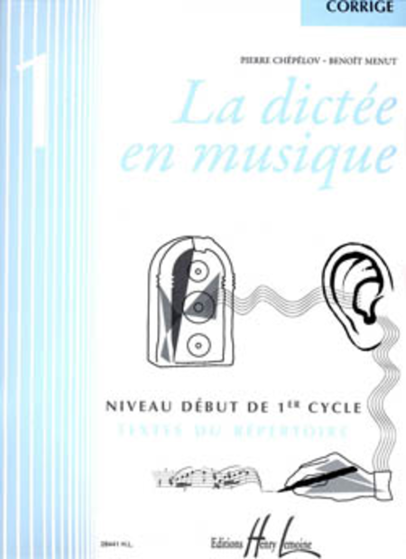 La dictee en musique Vol. 1 - corrige