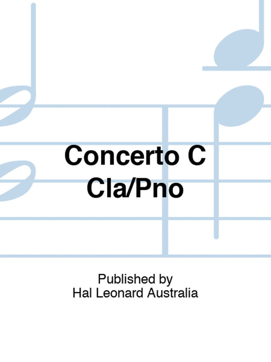 Concerto C Cla/Pno