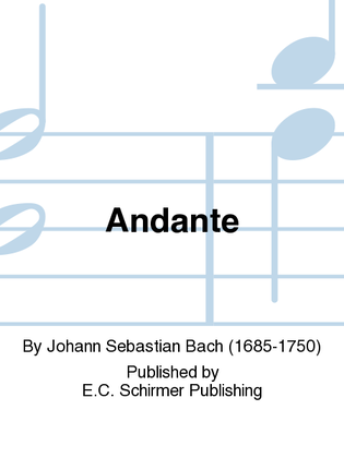 Book cover for Andante (from Brandenberg Concerto No. 2)
