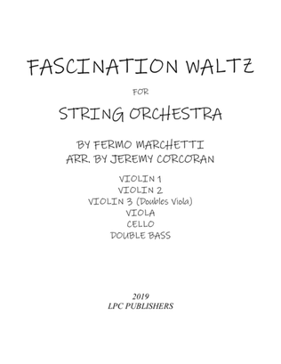 Book cover for Fascination Waltz for String Orchestra