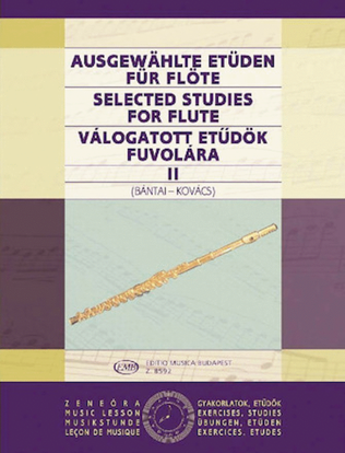 Book cover for Selected Studies for Flute – Volume 2