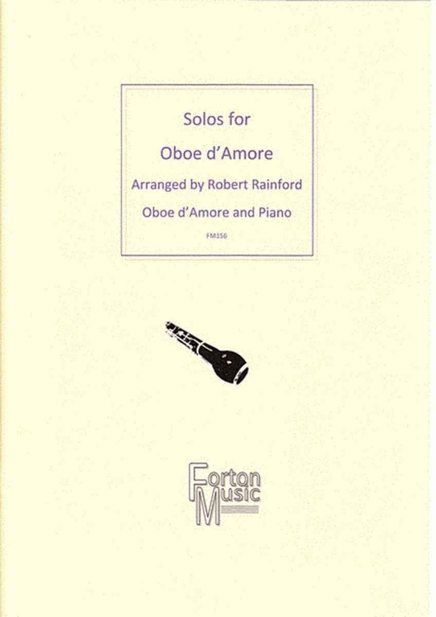 Solos For Oboe Damore Oboe/Piano