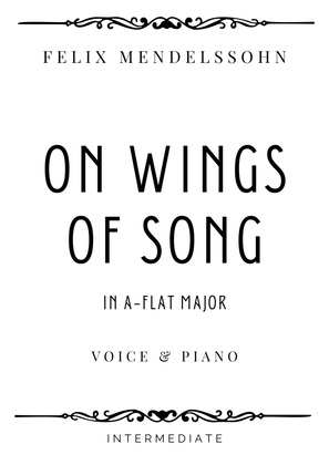 Book cover for Mendelssohn - On Wings of Song in A-flat major - Intermediate