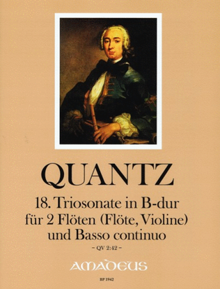 Book cover for Triosonate in B QV2:42
