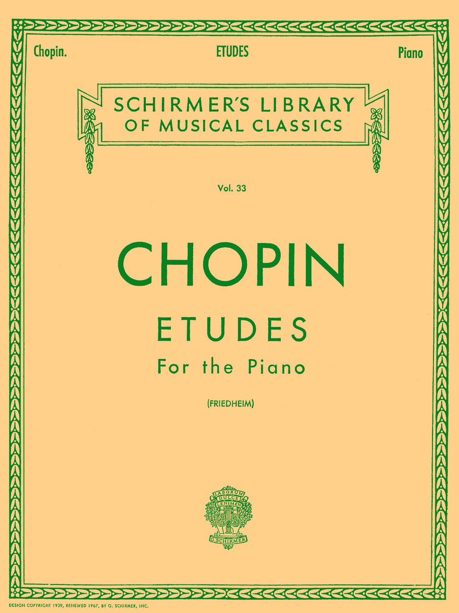 Frederic Chopin: Etudes - Opus 10, 25 and 3 Etudes