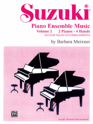 Book cover for Suzuki Piano Ensemble Music for Piano Duo, Volume 2