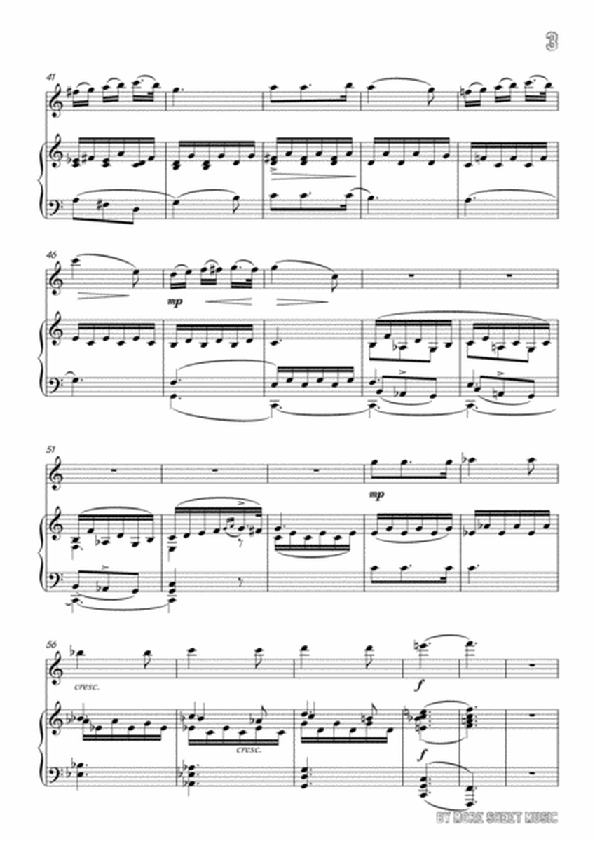 Schubert-Du bist die Ruh,for Violin and Piano image number null