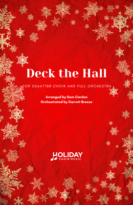 Book cover for Deck the Hall (Orchestral Accompaniment)