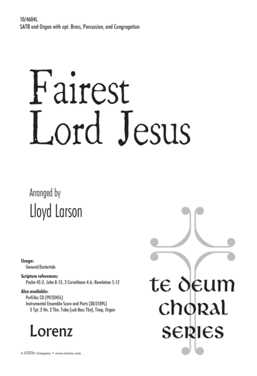 Fairest Lord Jesus image number null