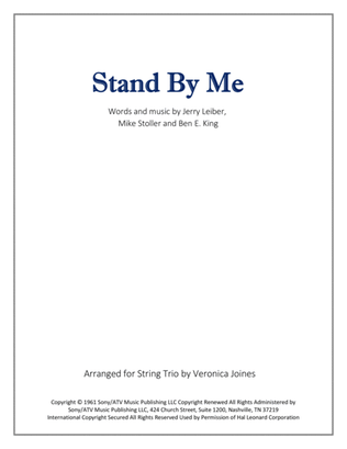 Book cover for Stand By Me