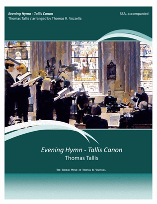 Book cover for Evening Hymn - Tallis Canon (SSA)