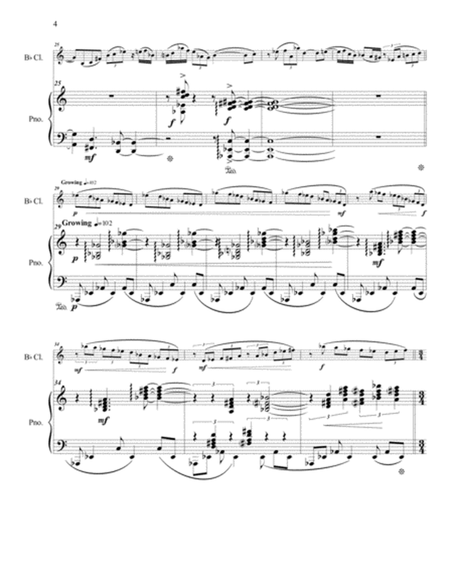 Luminous Rhapsody for Clarinet Bb and Piano image number null