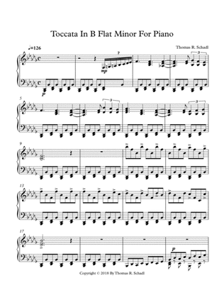 Toccata In B Flat Minor For Piano