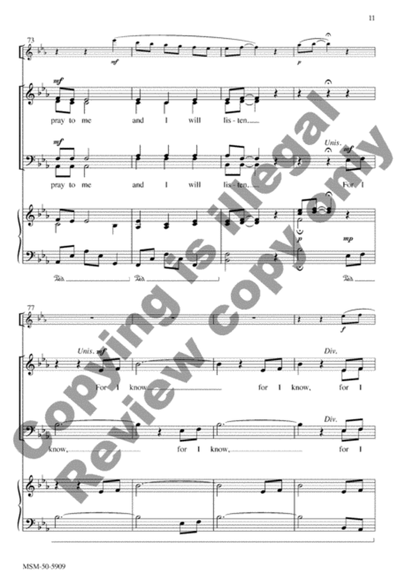 For I Know (Choral Score) image number null