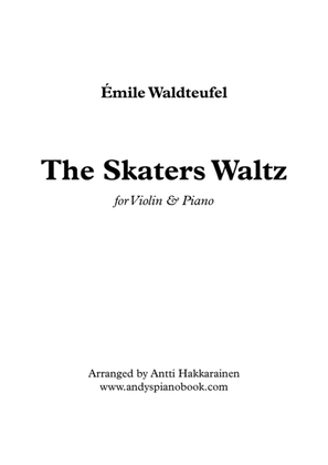 Book cover for The Skaters Waltz - Violin & Piano