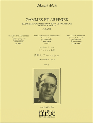 Book cover for Gammes et Arpeges – Volume 3