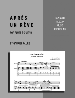 Book cover for Après un rêve (for Flute or Violin & Guitar)
