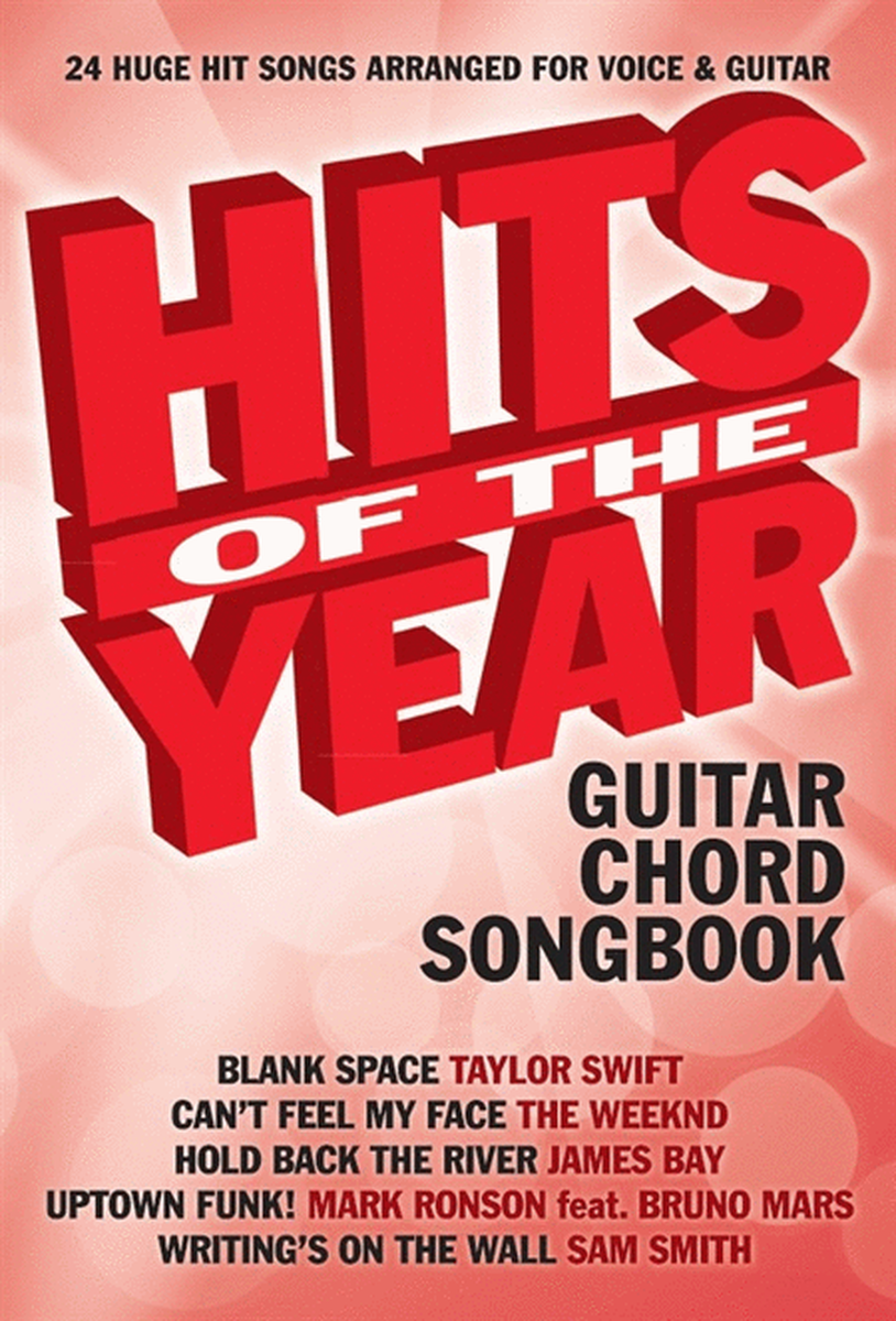 Hits Of The Year 2015 Guitar Chord Songbook