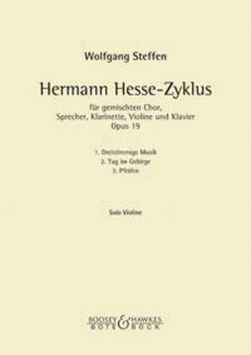 Hermann Hesse-Zyklus op. 19