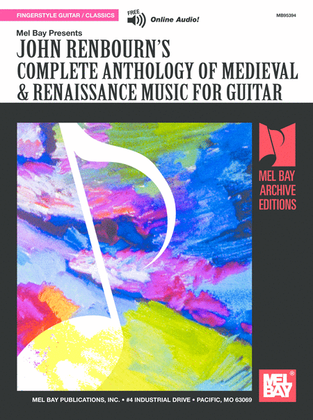 Book cover for Complete Anthology of Medieval & Renaissance Music for Guitar