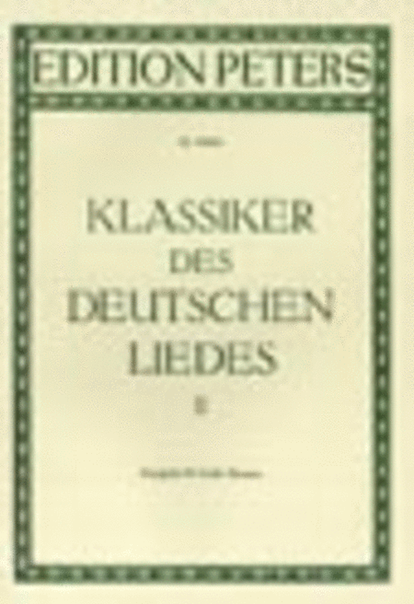 Classics of the German Lied