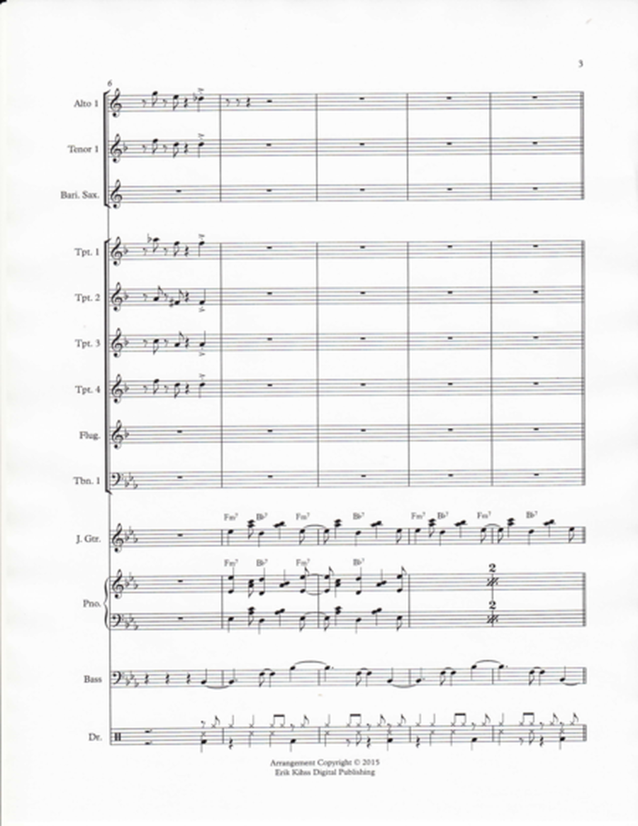 Fascinatin' Rhythm -  An Arrangement for Latin Big Band image number null