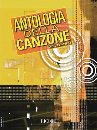 Book cover for Antologia Della Canzone