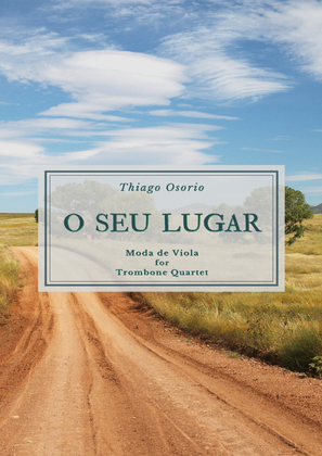 Book cover for O seu lugar - Moda de Viola for Trombone Quartet