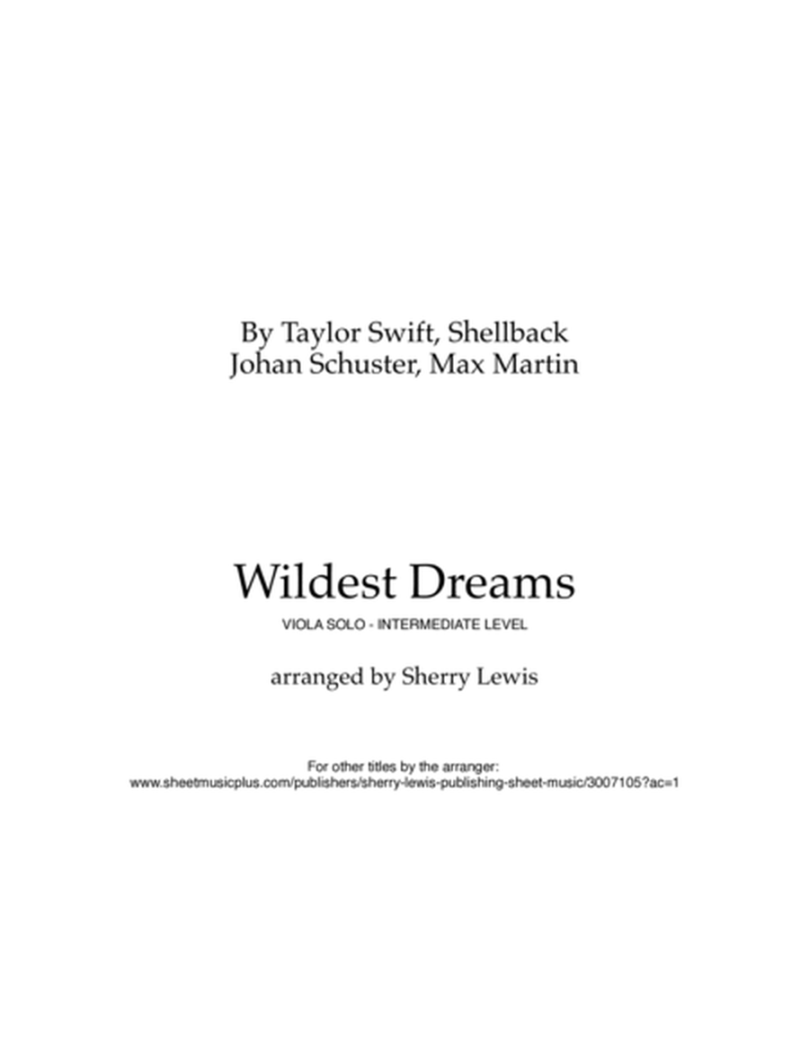 Wildest Dreams image number null