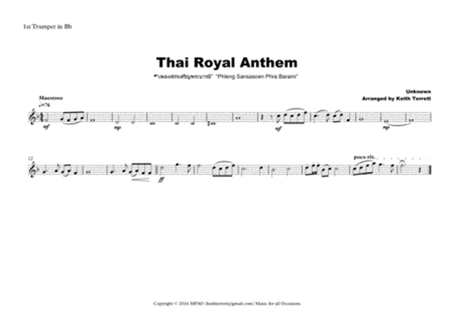 Thai Royal Anthem for Brass Quintet & opt. Percussion image number null