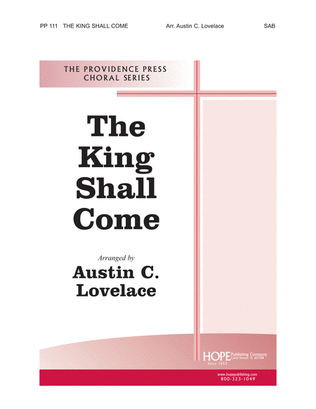 Book cover for The King Shall Come