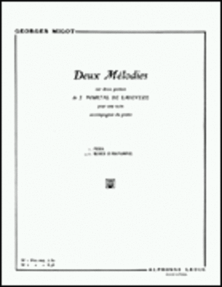 Book cover for 2 Melodies de Ladeveze No. 2: Roses d'Automne