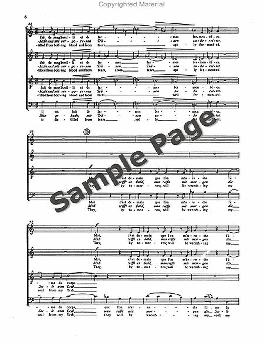 Canticle To Hope Vocal Score