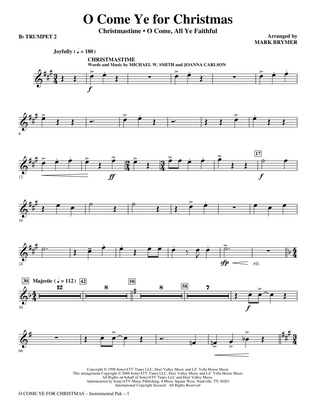 O Come Ye For Christmas (Medley) - Bb Trumpet 2