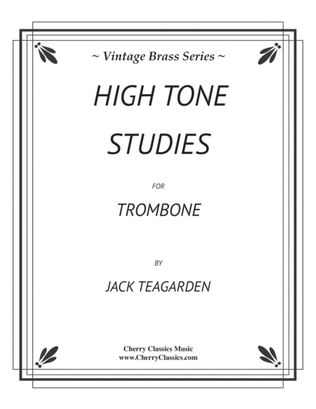 Book cover for High Tone Studies for Trombone