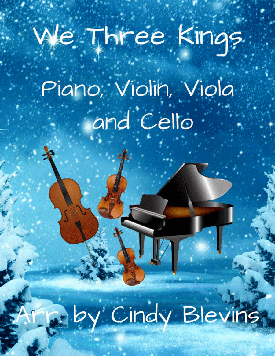 We Three Kings, for Violin, Viola, Cello and Piano image number null