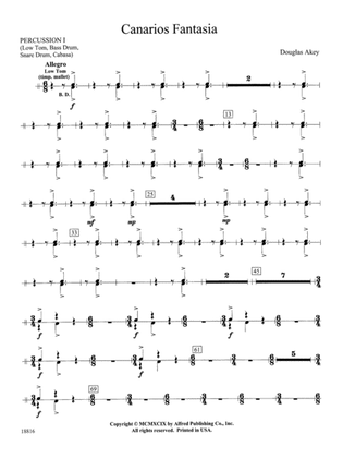 Canarios Fantasia: 1st Percussion