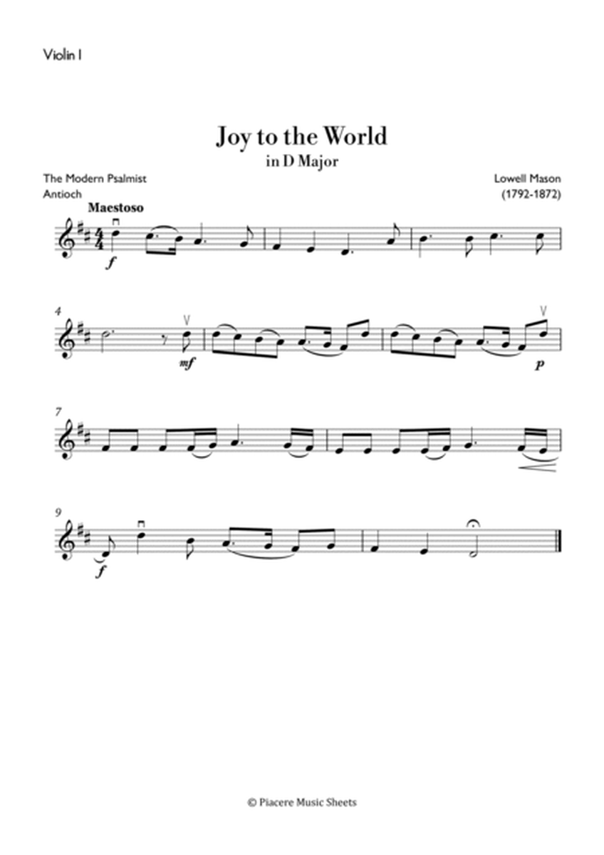 Mason - Joy to the World in D Major - Easy image number null