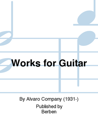 Book cover for Works For Guitar