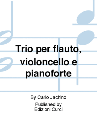 Book cover for Trio per flauto, violoncello e pianoforte