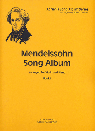 Book cover for Mendelssohn Song Album I (für Violine und Klavier)