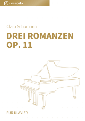Book cover for Drei Romanzen op. 11