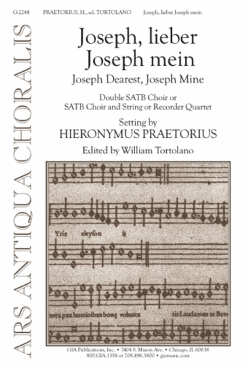 Joseph, lieber, Joseph mein - Instrument edition