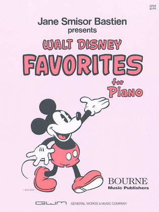 Walt Disney Favorites For the Piano