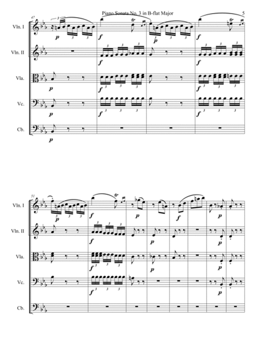 Piano Sonata No. 3 in B-Flat Major, Movement 2