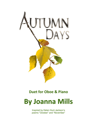 Book cover for Autumn Days (Easy Oboe & Piano Duet)