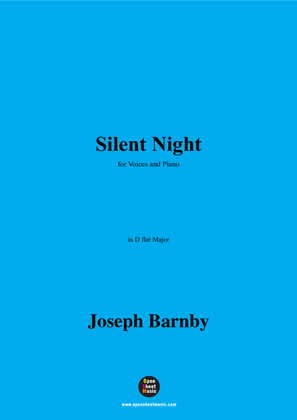Book cover for Barnby-Silent Night,in D flat Major